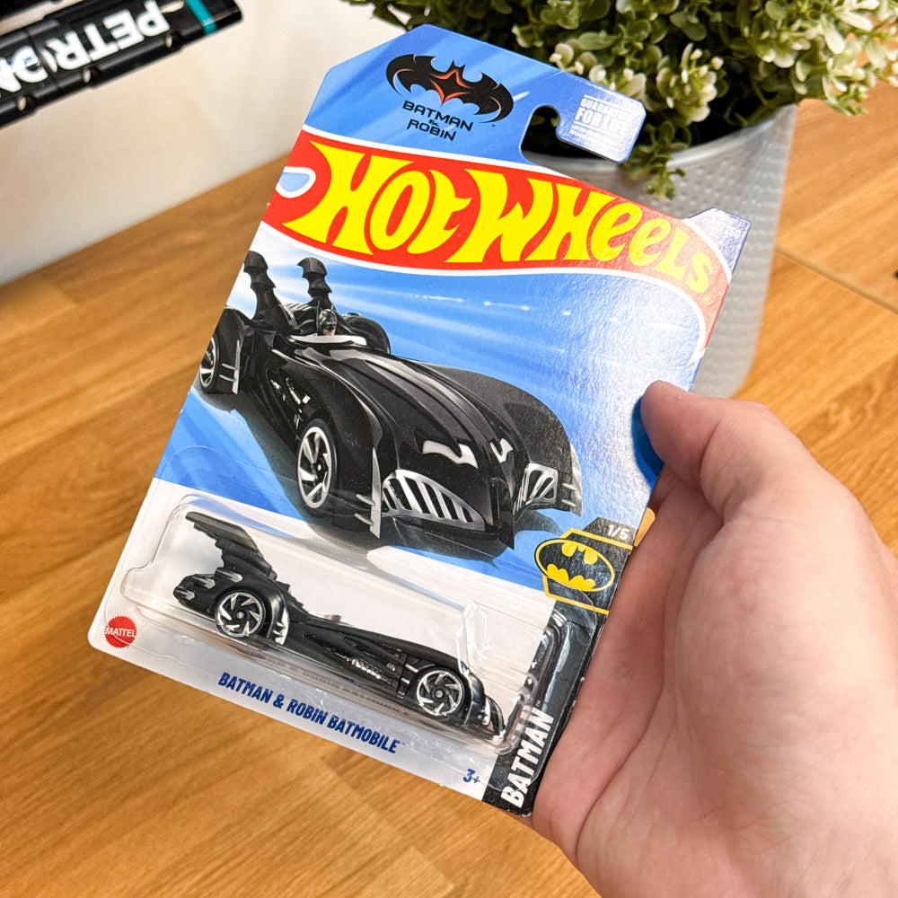 Hot Wheels Batman & Robin Batmobile zwart VS |